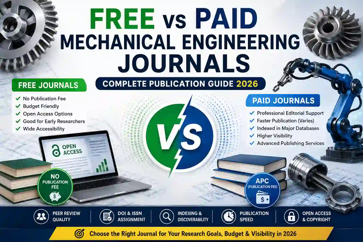 Free vs Paid Mechanical Engineering Journals: Complete Publication Guide 2026