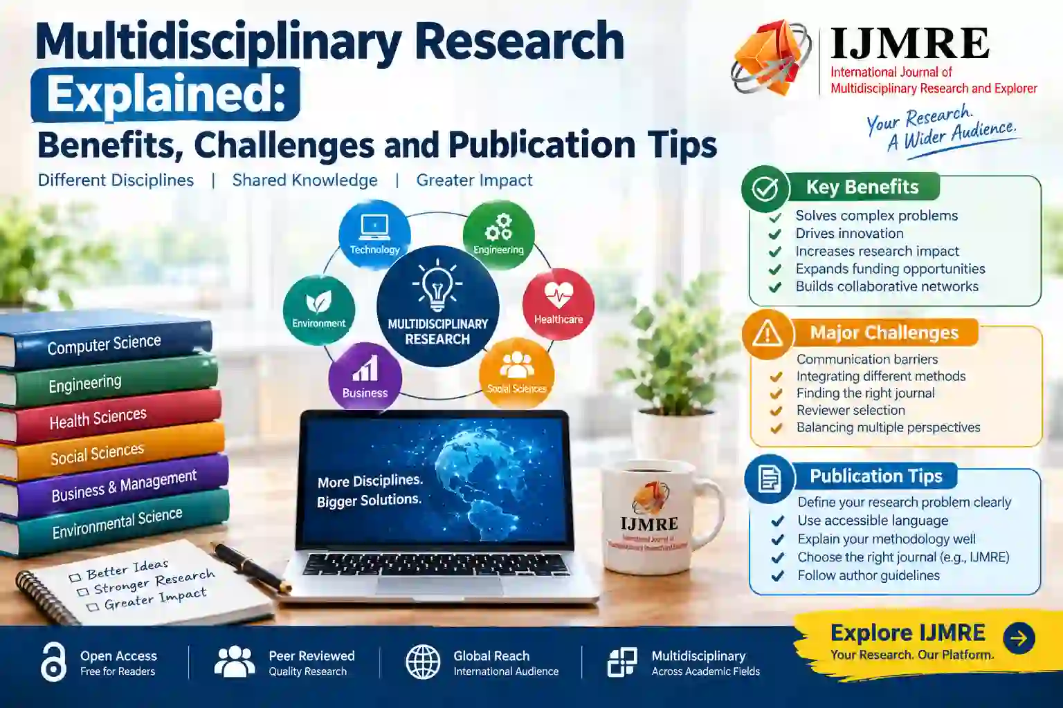 Multidisciplinary Research Explained: Benefits, Challenges and Publication Tips