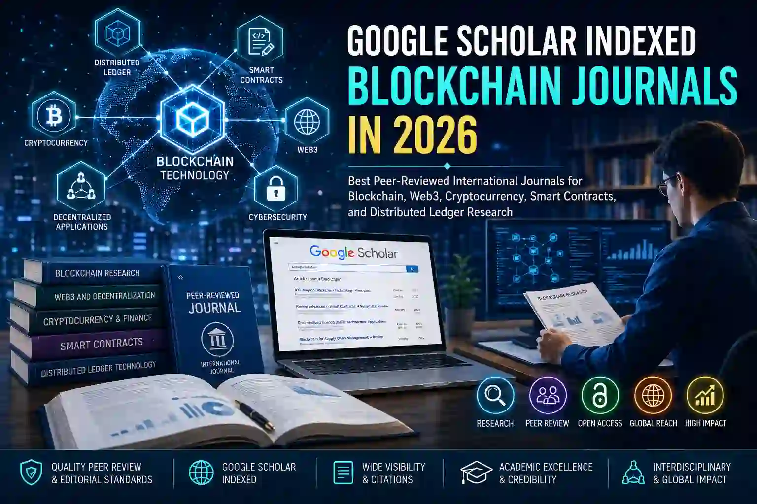 Google Scholar Indexed Blockchain Journals in 2026 Best Peer-Reviewed International Journals for Blockchain, Web3, Cryptocurrency, Smart Contracts, and Distributed Ledger Research