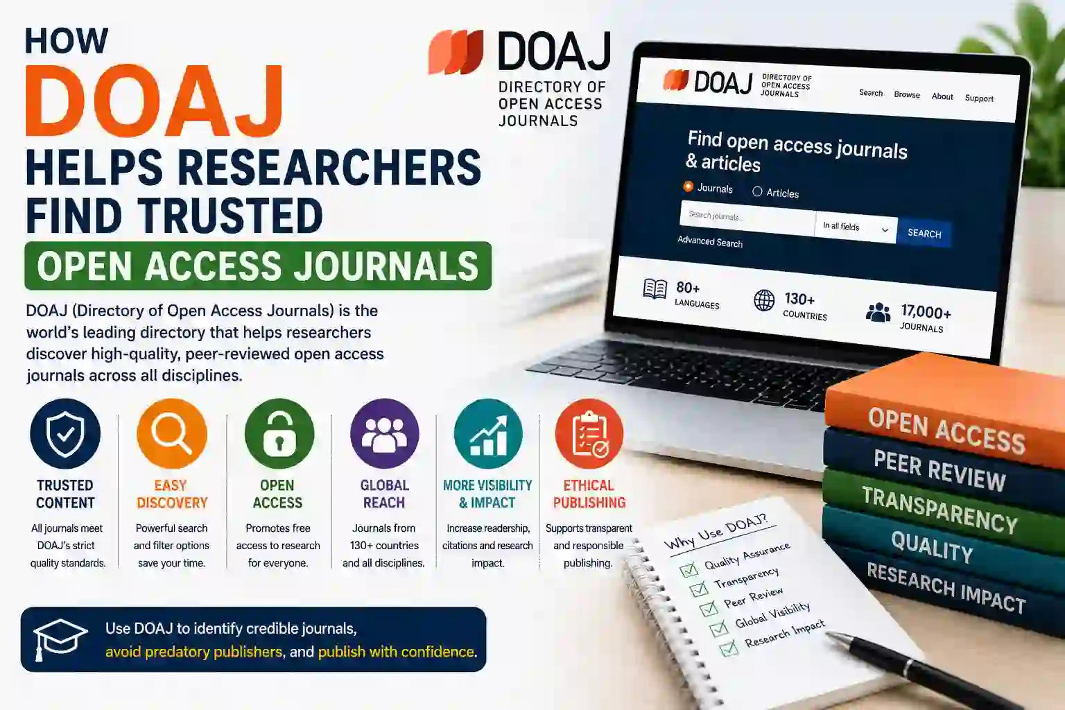 How DOAJ Helps Researchers Find Trusted Open Access Journals