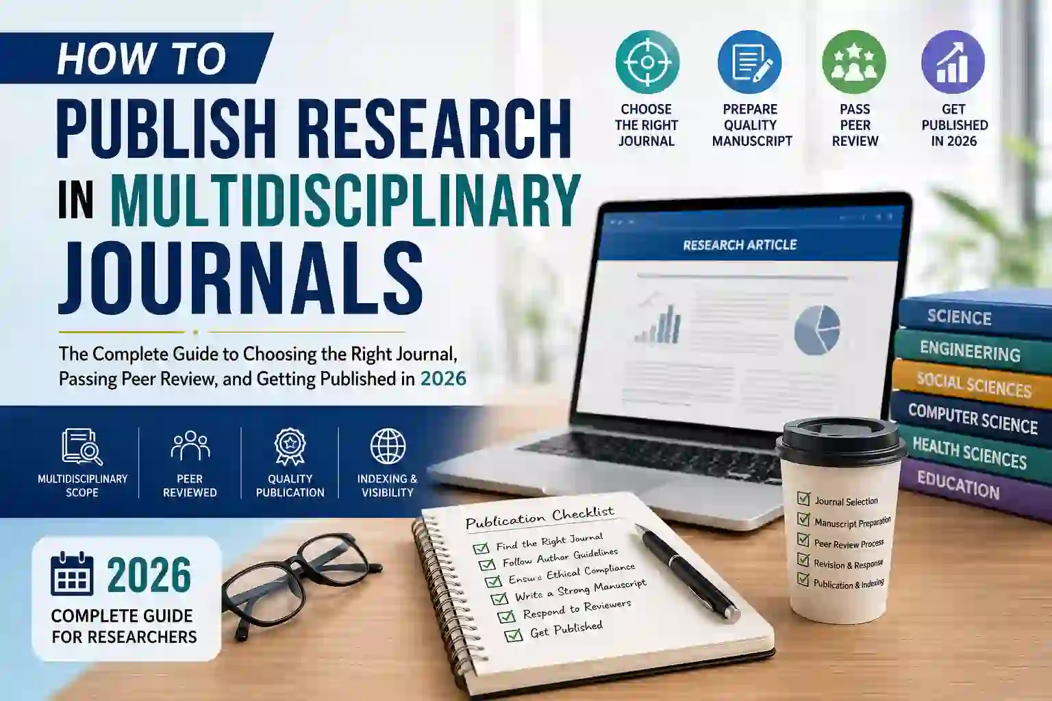 How to Publish Research in Multidisciplinary Journals The Complete Guide to Choosing the Right Journal, Passing Peer Review, and Getting Published in 2026
