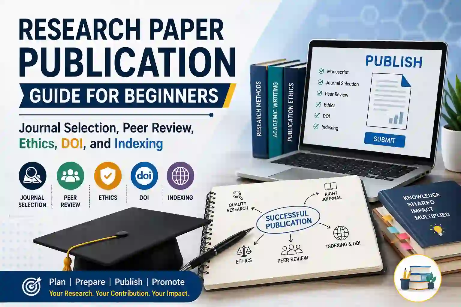 Research Paper Publication Guide for Beginners  Journal Selection, Peer Review, DOI & Indexing
