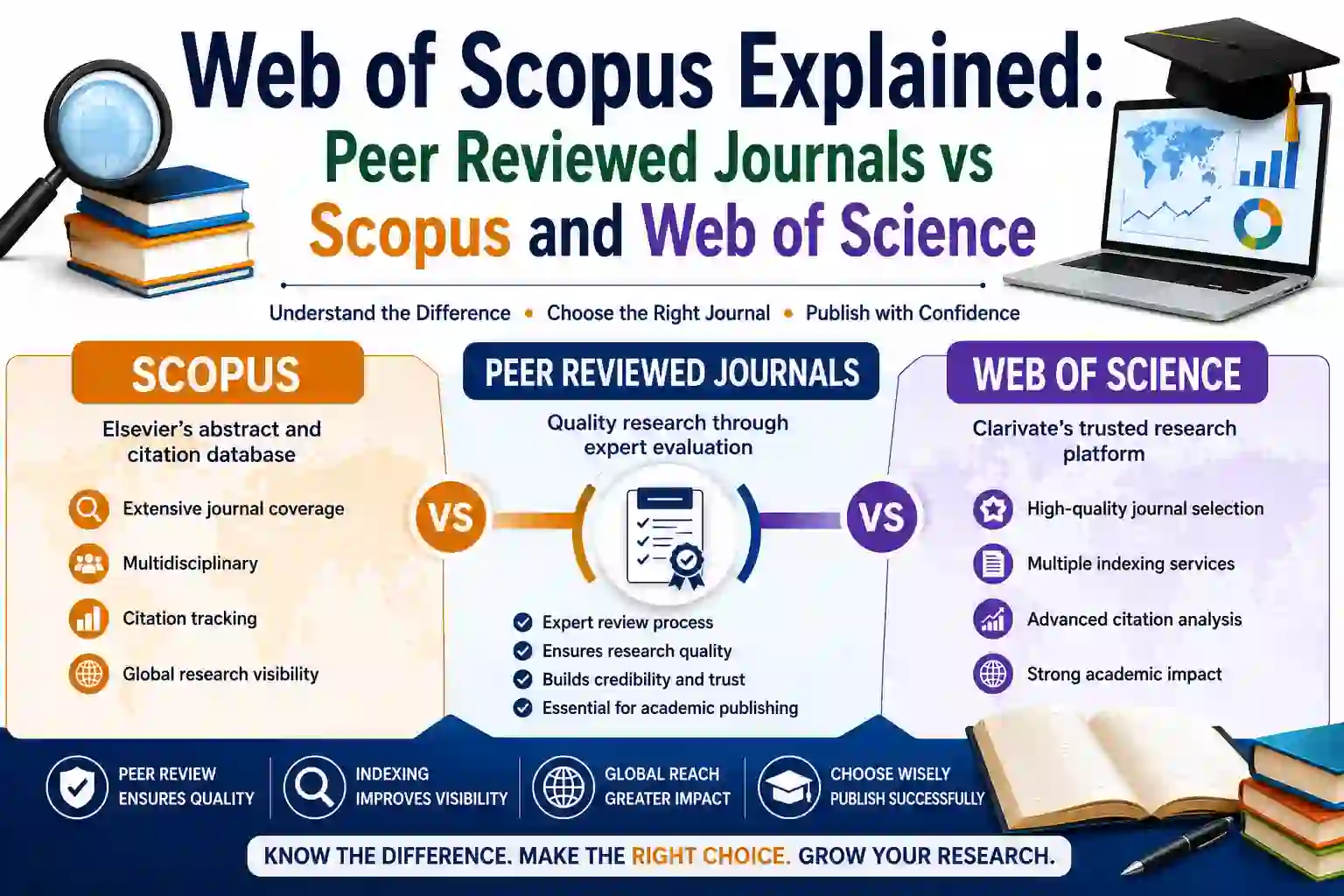 Web of Scopus Explained Peer Reviewed Journals vs Scopus and Web of Science